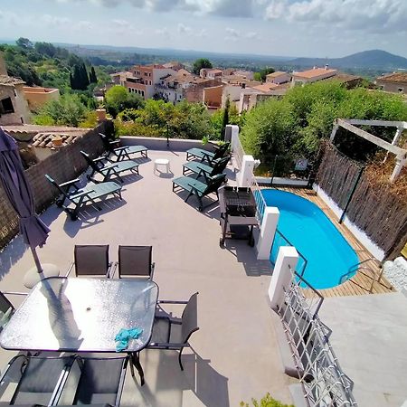 Son MASSANET, con piscina y fantásticas vistas Vila Campanet Exterior foto