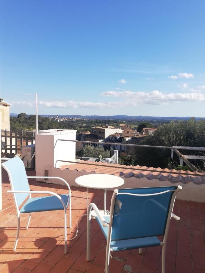 Son MASSANET, con piscina y fantásticas vistas Vila Campanet Exterior foto