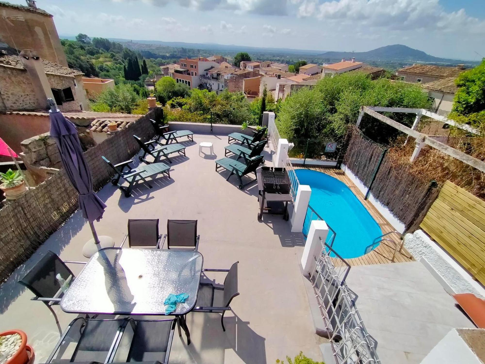 Son MASSANET, con piscina y fantásticas vistas Vila Campanet Exterior foto