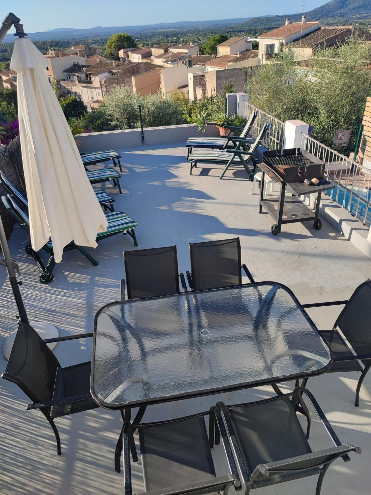 Son MASSANET, con piscina y fantásticas vistas Vila Campanet Exterior foto